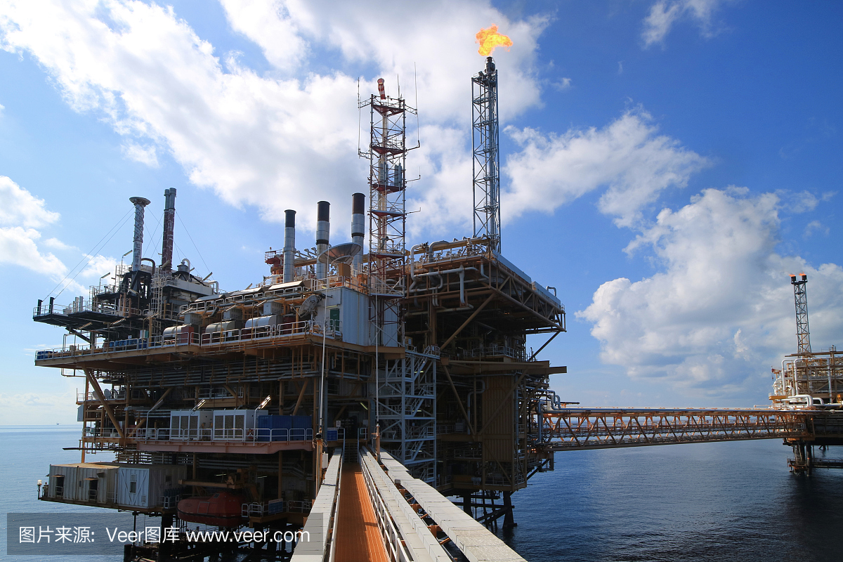 用于生产石油和天然气的海上建设平台,石油和天然气行业